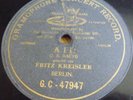 FRITZ KREISLER / BACH air /  GRAMOPHONE CONCERT RECORD