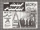 Raw Power / Decry / 13 Key flyer GRaystone Detroit hardcore punk