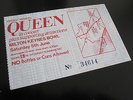 QUEEN   :  MILTON KEYNES BOWL 1982 CONCERT TICKET STUB UK HOT SPACE TOUR