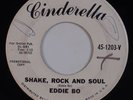 EDDIE BO: Shake, Rock and Soul CINDERELLA New Orleans R&B 45 Promo HEAR