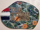 STONE ROSES inspired clock.hand painted.ARTIC MONKEYs,The Charlatans,Glastonbury