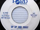 TONI EDEN & MATTEO popcorn soul 45 UP UP & AWAY / RAMONA vg++ FORD RECORDS e9904