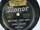 MANOR 1056 Skoode Dum Doo & Sheffield WEST KINNEY STREET BLUES  E 78 rpm great
