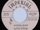 Blues Zydeco 45 CLISTON (CLIFTON) CHANIER Cliston Blues IMPERIAL HEAR