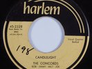 Doo Wop/R&B Mambo 45 CONCORDS Candlelight HARLEM HEAR