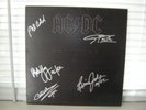 AC/DC SIGNED LP BACK IN BLACK LUDWIG MASTERDISK X5 YOUNG JOHNSON
