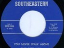 ELIZABETH HALL You Never Walk Alone BLACK GOSPEL 45 on SOUTHEASTERN VG++