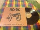 AC/DC-FOR THOSE ABOUT TO ROCK 1981 ISSUE US LP