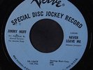 JIMMY HUFF: Never Leave Me / Sweet Man 45 (dj) Soul