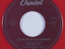 Rock 45 BEATLES Lucy In The Sky With Diamonds CAPITOL HEAR VG++ red vinyl