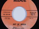 Instrumental Surf 45 BISCAYNES Out Of Order RIDGE HEAR