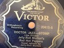 78 RPM  JAZZ JELLY ROLL MORTON Dr Jazz (E+) DIXIE JUG BLOWERS VICTOR 20415 CLEAN