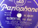 78 RPM HOT DANCE GOOFUS 5 w Beth Challis  CLEMENTINE/I Left My Sugar  solid E