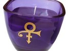 PRINCE CANDLE Purple Glass with Gold Symbol - NPG STORE London ONE Only