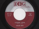 '56 W Coast Blues/Instro SAILOR BOY/PRESTON LOVE Country Home DIG 116 M- HEAR