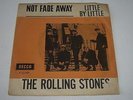 ROLLING STONES - NOT FADE AWAY - 45 DANISH PS RARE COVER EXPORT DECCA LISTEN