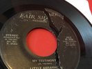 LITTLE ABRAHAM & SPIRITUAL FLAMES 45 RARE PRIVATE GOSPEL FUNK SOUL