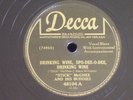 Stick McGhee/Drinking Wine Spo-dee-o-dee & Baby Baby Blues/Decca 48104/E+ to N-*