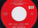 UNIQUES Not Too Long Ago GREAT northern soul dancer ORIG US 45 mod r&b LISTEN