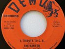 NM- RARE SURF INSTRUMENTAL 45 / THE WANTED / Tribute To G.B./ DEMO 1046 / GARAGE