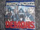 RIGOR MORTIS Demons PROMO EP w/ 1988 concert flyer UN-PLAYED  FREE SHIPPING