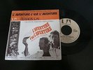 Disque 45 tours BO du film L'aventure c'est l'aventure (Johnny Hallyday)