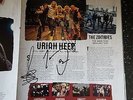 URIAH HEEP Hand signed / autograph RAMBLIN MAN 2016 Programme With Photo Proof