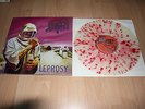 LP DEATH - LEPROSY - RED SPLATTER VINYL - 2007