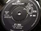 THE BEATLES - IF I FELL - 1964 UK PARLOPHONE EXPORT ONLY 7