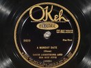 78 RPM -- Louis Armstrong and His Hot Five, Okeh 8609, E  Jazz