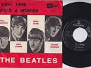 The BEATLES * I Feel Fine * 1965 Belgian 45 * Exclusive Picture Sleeve