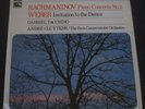 Rachmaninov Piano Con Weber Invitation Tacchino / Cluytens HMV SXLP 20050 lp EX