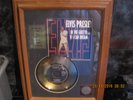 ELVIS PRESLEY 24KT GOLD PLATED RECORD IN THE GHETTO IF I COULD DREAM FRAMED MINT