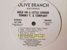 Boogie Gospel LP TOMMY T. & COMPANY hold on a little longer PRIVATE hear