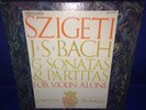 VANGUARD BG 627-9 *SZIGETI* J.S.BACH: 6 SONATAS & PARTITAS FOR SOLO VOLIN* 3 LP