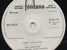 ROY HAMILTON I NEED YOUR LOVIN' c/w SOMEWHERE ALONG THE WAY EARLY FONTANA DEMO