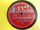 HEARTBEATS A Thousand Miles Away 78 RAMA 50s r&b doo wop VG++ nice