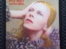 DAVID BOWIE - Hunky Dory LP PORTUGAL Unique PS with red lettering EX