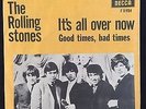 Rolling Stones: It's all over now / good times bad times. M- Danish rare issue