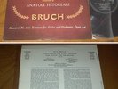 RARE U.K 33? RPM (10') MAX BRUCH Violin Concerto N°2 (Mischa ELMAN 1958)