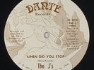 The J's - When Did You Stop 12