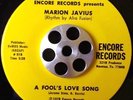 MARION JAVIUS - A Fools love song - 45 rare MODERN SOUL/SWEET/DISCO/NORTHERN