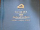 CORTOT -THIBAUD -CASALS / SCHUBERT trio no 1 / HMV