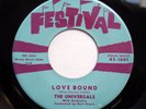 UNIVERSALS 45 Love bound / Dreaming FESTIVAL M- Doowop e0560