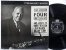 BUDD JOHNSON Four Brass Giants 1960 RIVERSIDE RLP9343 LP Adderley CLARK TERRY