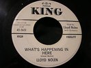 LLOYD NOLEN on King What's Happening in Here / Fun Fun Soul R&B Rock 45 VG++