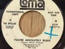 THE APOLLAS northern soul 45 You're Absolutely Right / Lock Me In Heart  Loma DJ