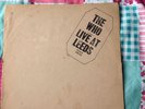 the who live at Leeds 1st press black text uk press vinyl lp 2406001 complete
