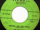 THE REVALONS Dreams Are For Fools b/w This Is The Moment 45 RARE ORIG PET 802 VG