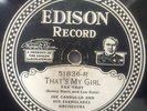 1926 Edison Jazz/Dance 78rpm record, Joe Candullo Orch.Free US Media Mail ship